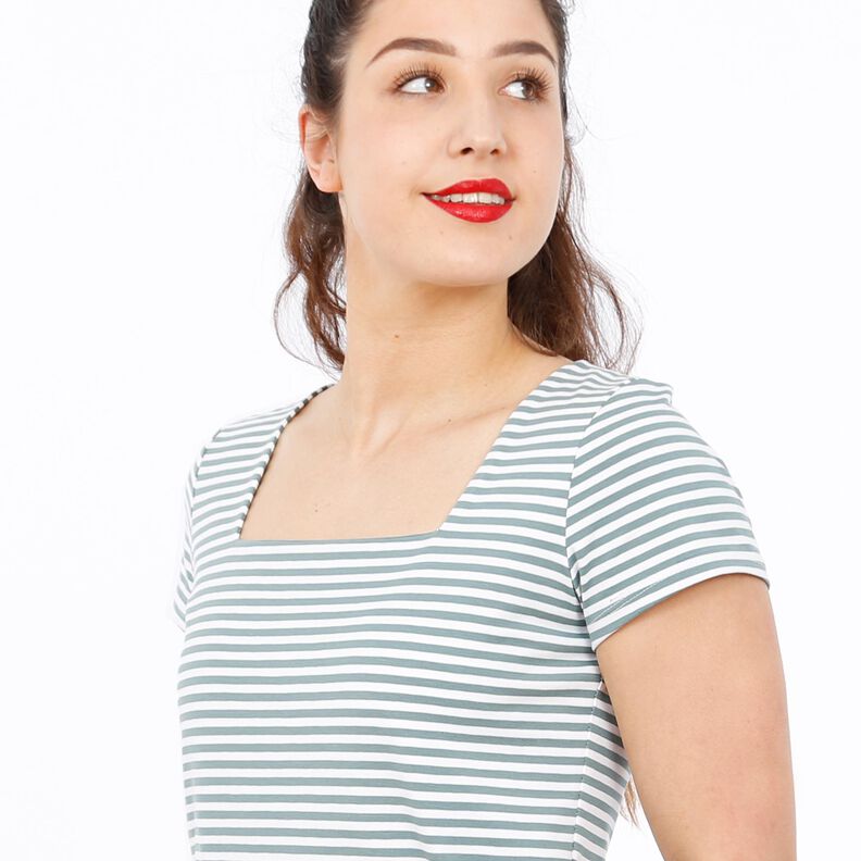 Madame FRANKA - t-shirt encolure carrée image number 4