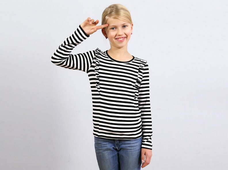 SARA - shirt cool à petits volants 86-152 image number 4