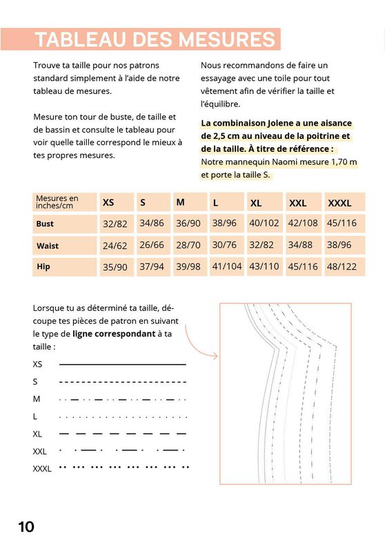 Combinaison Patron de couture femmes en tailles XS-XXXL image number 9