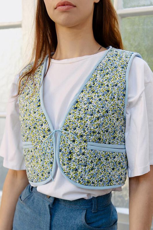 Patron Gilet réversible, XS-XXXL, Patron de couture gilet image number 4