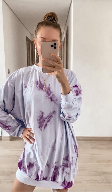 Sweatshirt oversize / Robe sweat - T34-50 image number 7