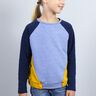 LILLE - pull raglan avec coutures de séparation obliques thumbnail number 1