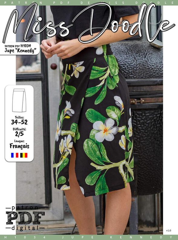 Jupe Kennedy Patron de Couture  image number 2