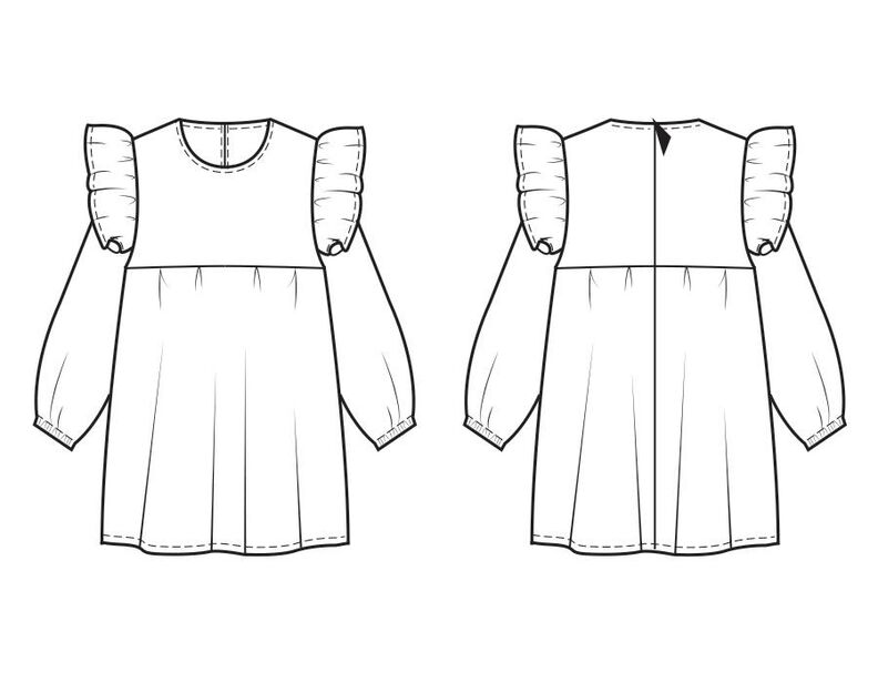 Robe Pippi Patron de Couture image number 2