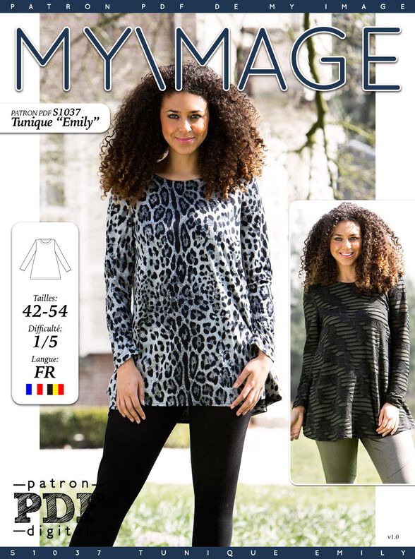 Tunique EMILY Patron de Couture image number 1