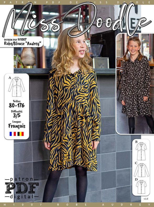 Robe Audrey Patron de Couture image number 2