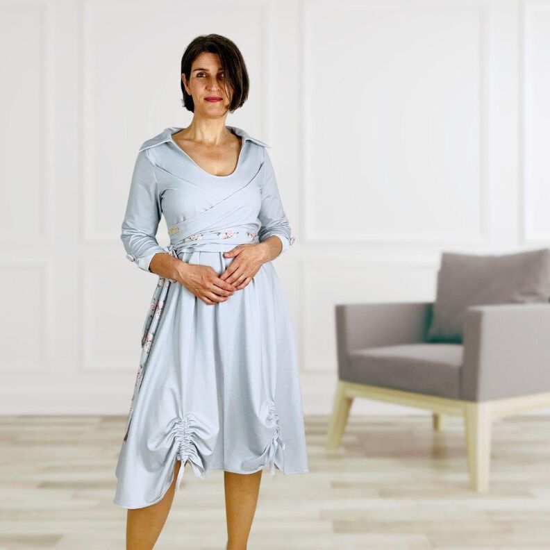 Patrons Robe Anastasia | robe portefeuille | robe A-ligne  image number 3