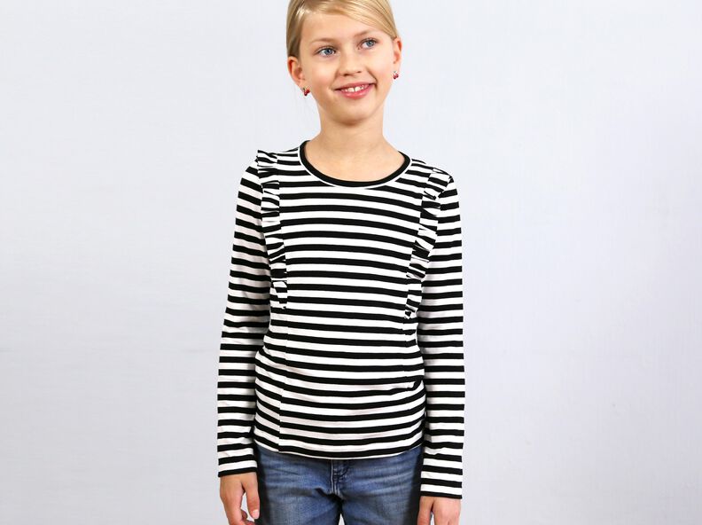 SARA - shirt cool à petits volants 86-152 image number 3