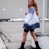 Sweatshirt oversize / Robe sweat - T34-50 thumbnail number 3