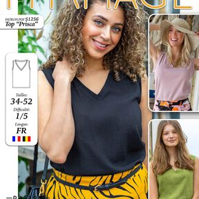 Top Prisca Patron de Couture