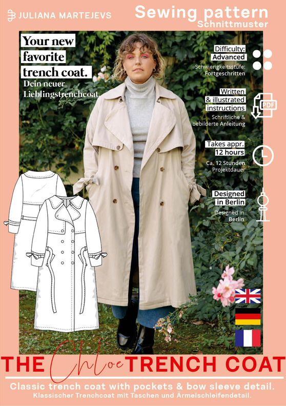 Patron Trench-coat, XS-XXXL, Patron Jacke image number 6