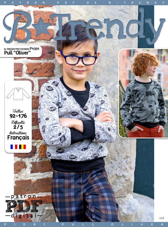 Pull OLIVER Patron de Couture  image number 2