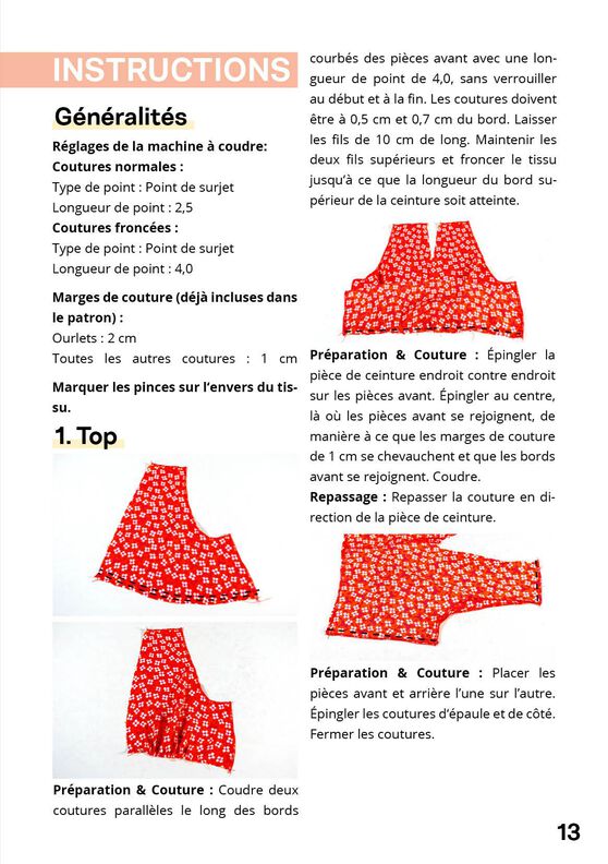 Combinaison Patron de couture femmes en tailles XS-XXXL image number 10
