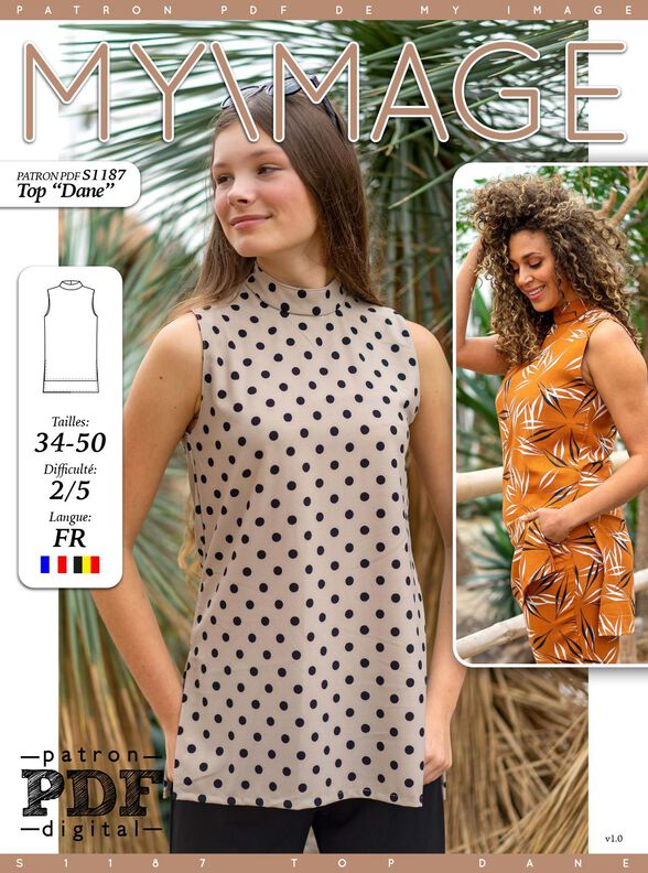 Top Dane Patron de Couture image number 2