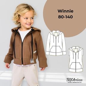 Veste Winnie "minni" tailles 80-158 Patron