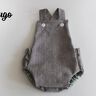 Hugo - Pantalon à bretelles / bloomer pour bébés thumbnail number 1