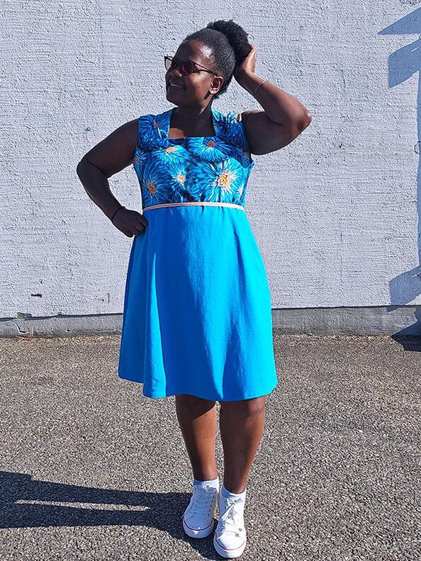 Robe ou Top GINETTE 34-54 PDF A4, A0 image number 5