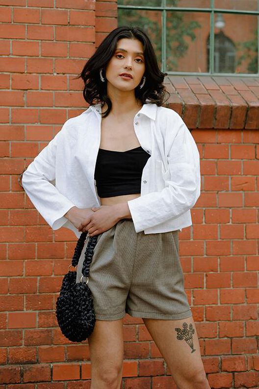 Pantalon court avec élastique Patron XS-XXXL image number 3