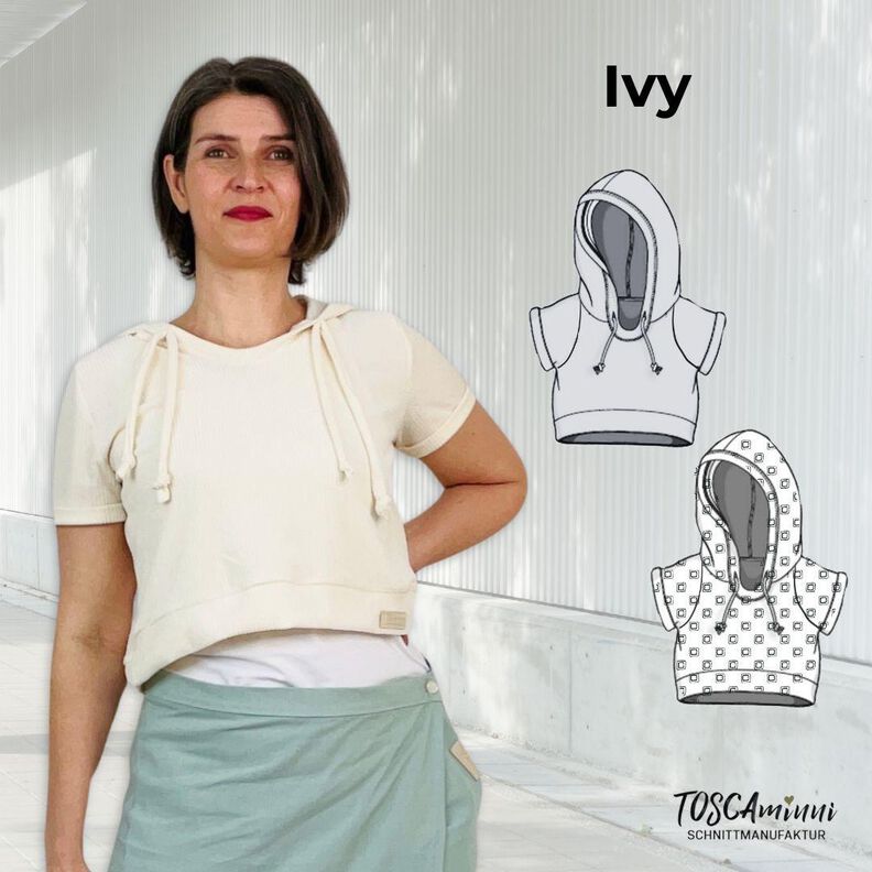 Patron T-shirt femme Ivy t. 34-54 Instructions de couture image number 1