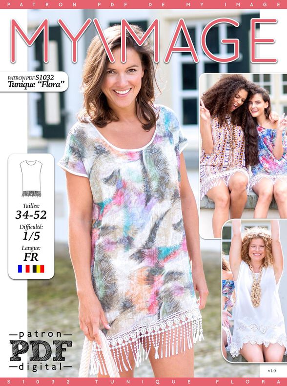 Tunique FLORA Patron de Couture image number 1