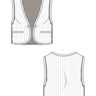 Patron Gilet réversible, XS-XXXL, Patron de couture gilet thumbnail number 7