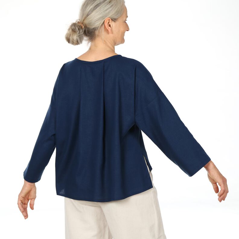 Madame MAKI - Blouse à pli et col rond  XS-XXL image number 7