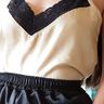 Pyjama Yolotl | Top et pantalon avec volant ou dentelle thumbnail number 3