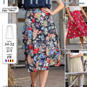 Jupe Mary Patron de Couture