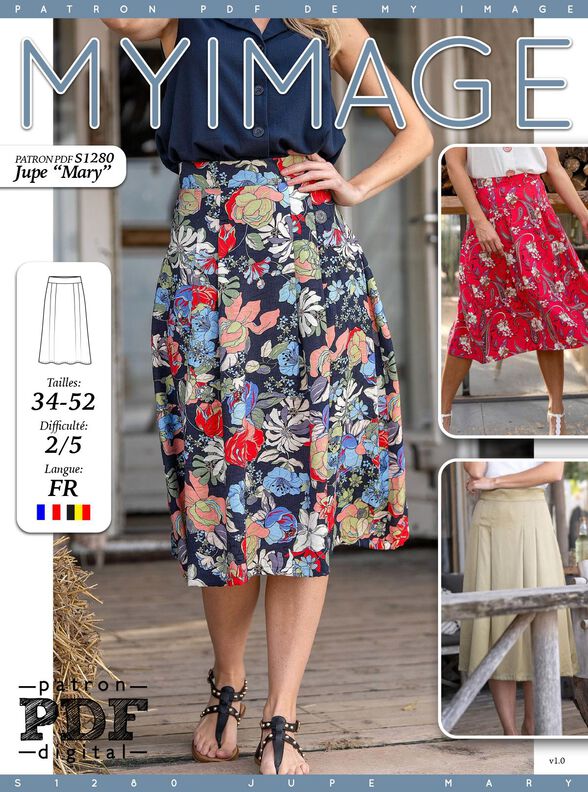Jupe Mary Patron de Couture image number 2