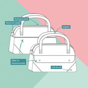 Sac de week-end + Sac à main Allié - Patron de couture
