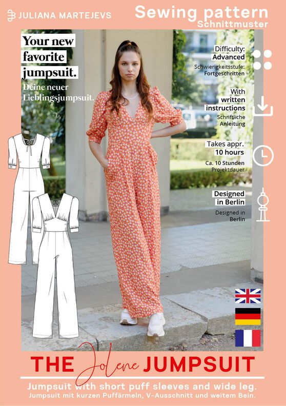 Combinaison Patron de couture femmes en tailles XS-XXXL image number 6