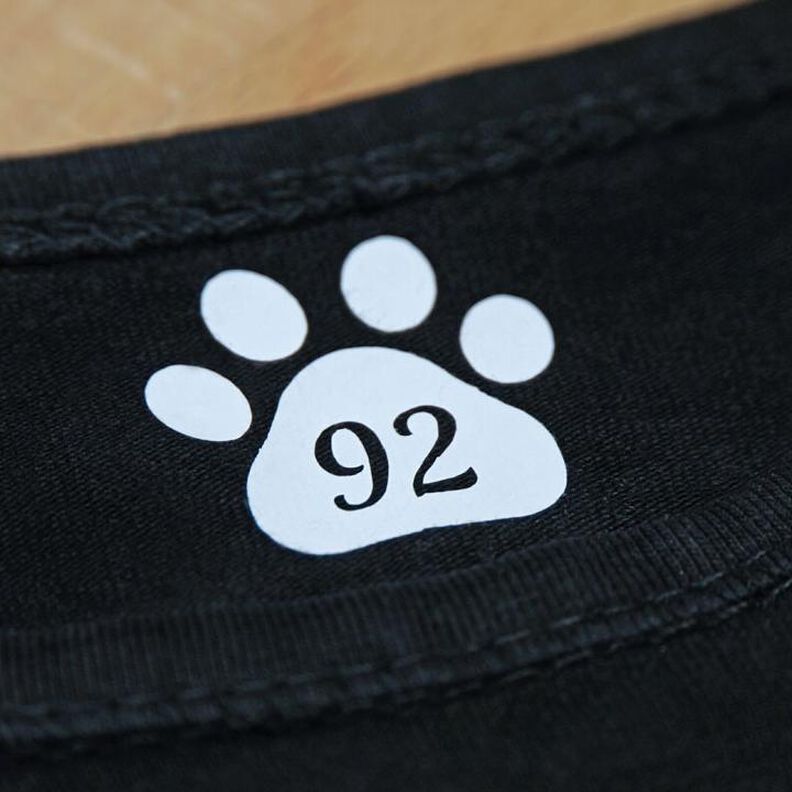 Étiquette de taille patte enfants - Fichier traceur image number 1