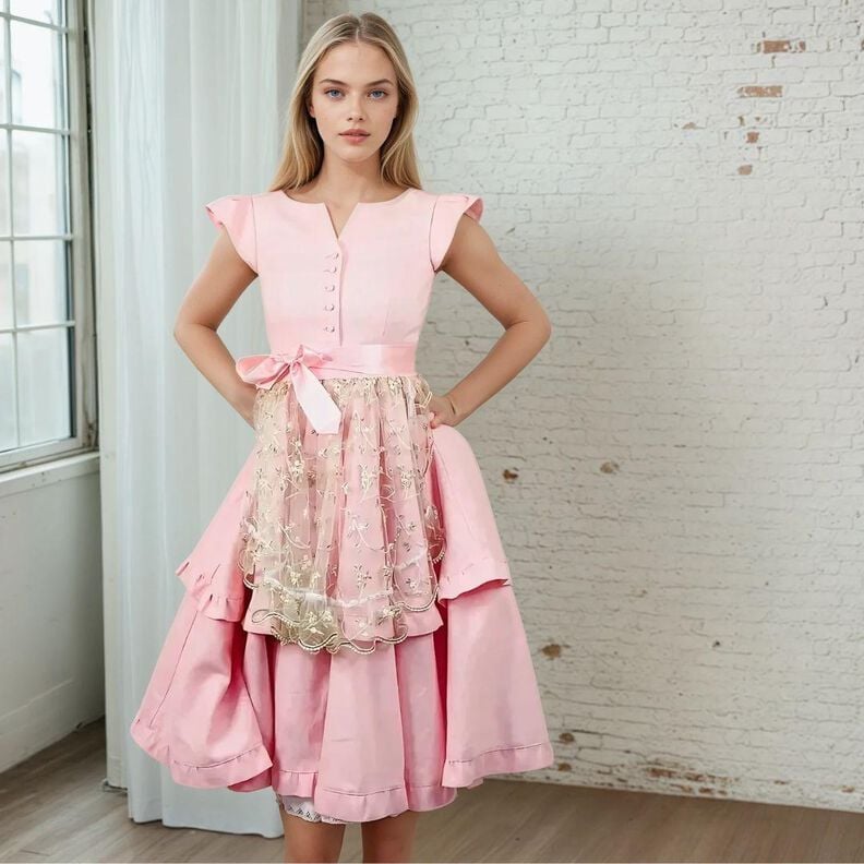 Patron Robe Fleur taille 34-54  Robe pour femme image number 3