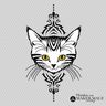 Tête de chat - fichier traceur  thumbnail number 2