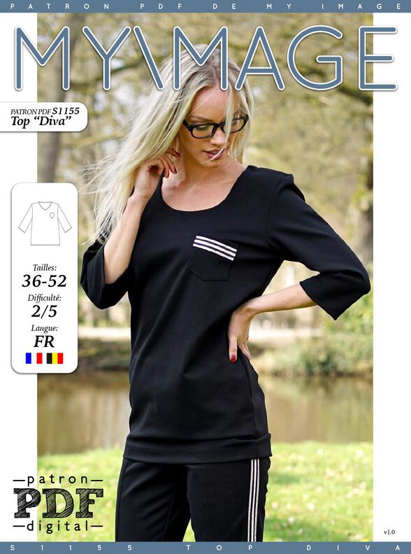 Top Diva Patron de Couture  image number 2