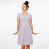 Madame MARY - Robe à col en V et jupe froncée XS-XXL thumbnail number 5