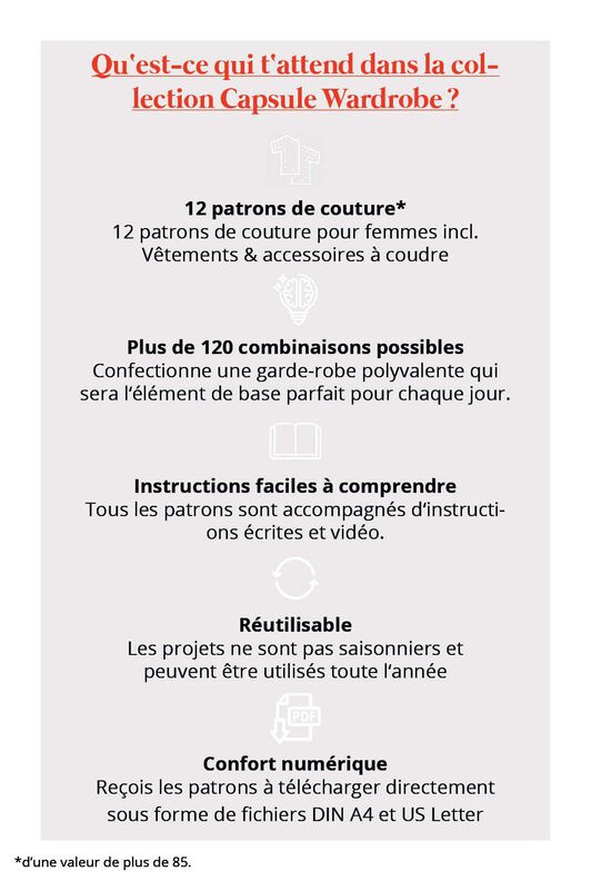 Bundle de patrons gade-robe capsule - Patrons de couture image number 3