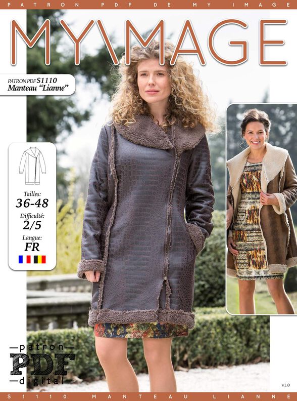 Manteau LIANNE Patron de Couture  image number 2