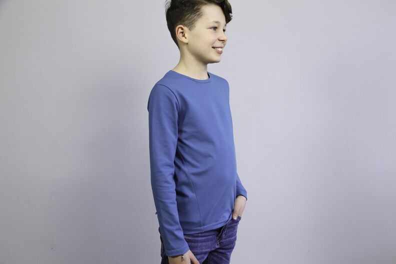 BELA - T-shirt avec couture latérale oblique 86-152 image number 4