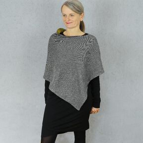 Madame PENNY - Poncho réversible asymétrique