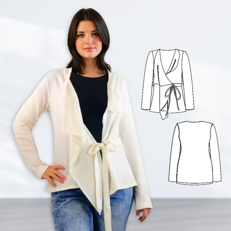 Veste Odile Taille 34-54 Patron image number 1