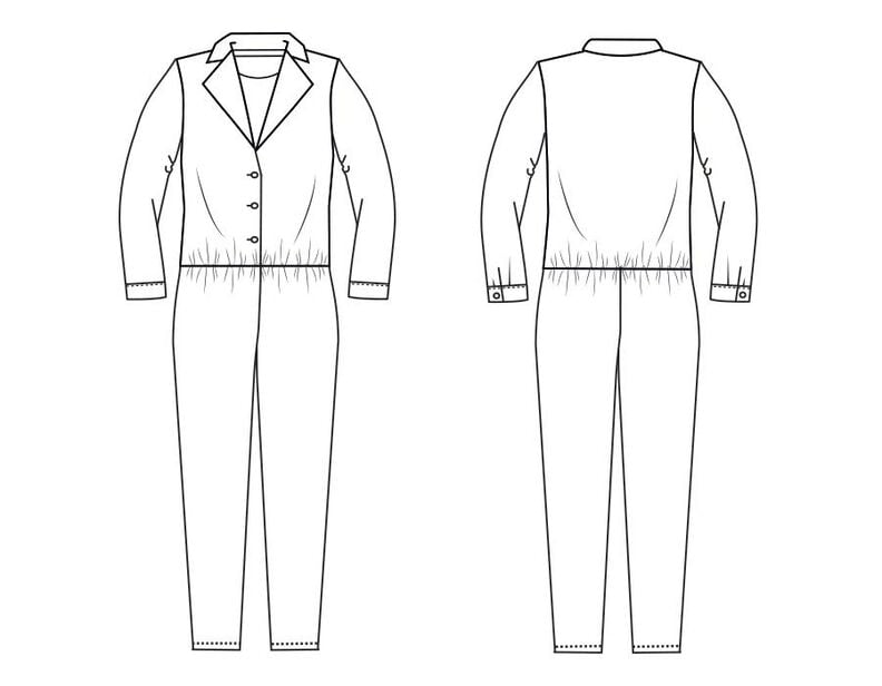 Salopette SAMIRA Patron de Couture  image number 3