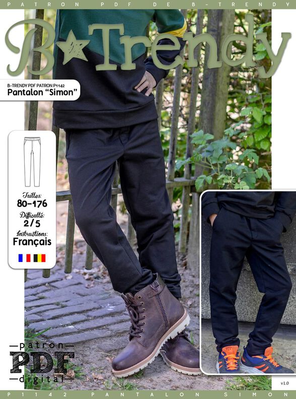 Pantalon  "Simon" Patron de Couture  image number 2