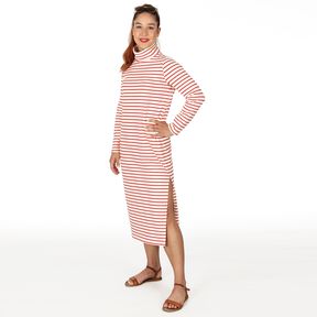 Robe droite fendue - Madame NORA - XS-XXL