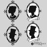 Silhouette femme + homme -  fichier traceur thumbnail number 1