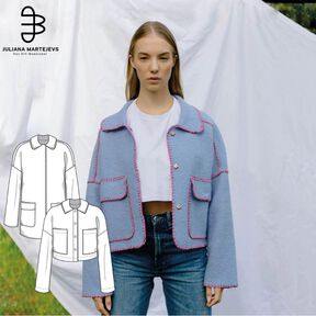 Patron Veste à broder, XS-XXXL, Patron de couture ou broder
