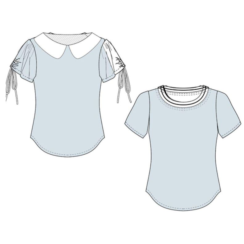Shirt Danielle tailles 34-54 Patron image number 4