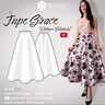 Patron de couture | Jupe Demi-Cercle Grace | Tailles XXS-7XL thumbnail number 1