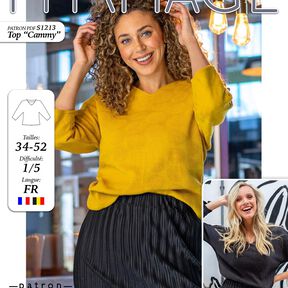 Top Cammy Patron de Couture
