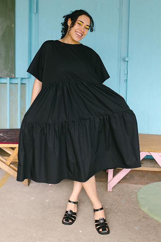 Robe midi été Patron XS-XXXL. Robe Patron de couture image number 5